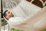 Hammocks & Accessories: Outdoor undercover cotton Mayan Legacy hammock King size Marble