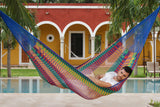 Hammocks & Accessories: Outdoor undercover cotton Mayan Legacy hammock King size Mexicana