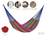 Hammocks & Accessories: Outdoor undercover cotton Mayan Legacy hammock King size Mexicana