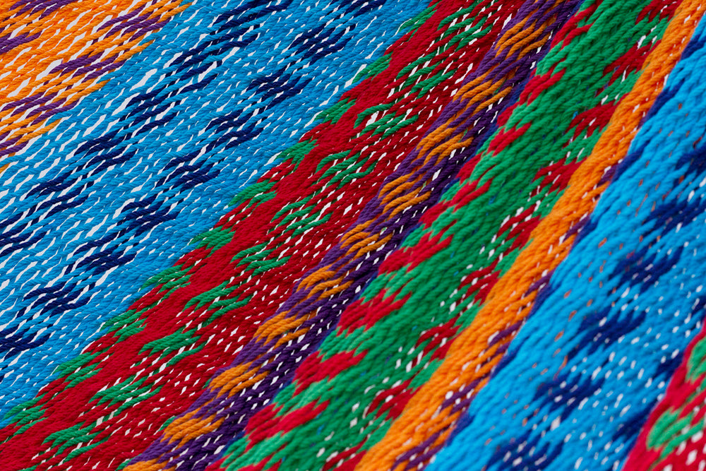 Hammocks & Accessories: Mayan Legacy Queen Size Outdoor Cotton Mexican Hammock in Colorina Colour
