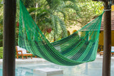 Hammocks & Accessories: Mayan Legacy Queen Size Outdoor Cotton Mexican Hammock in Jardin Colour