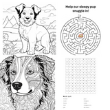 Non-Fiction Books: Sleepy Tails - Border Collie - Breathing