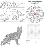 Non-Fiction Books: Sleepy Tails - German Shepherd Sleeping