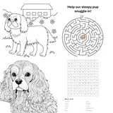 Non-Fiction Books: Sleepy Tails - Mother and Baby - King Charles Spaniel