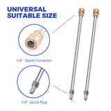 Automotive Repair & Speciality Tools: 2In1 Surface Cleaner 16.5Inch Undercarriage Washer Pressure Washer Max 4000PSI 1/4 Quick Connector with Universal Wheels and Wands for Car Ground Cleaning