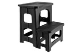 Mobility & Accessibility: Multipurpose Portable Folding 2 Step Stool Non-Slip PP Collapsible Step Ladder Stool For Office Garage Library Closet Bathroom Kitchen Household Car RV