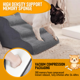 Dog Steps & Ramps: 3 Tiers Dog Ramp Non-Slip Pet Steps Cat Stairs Foam Soft Pet Slope Max 40LBS Load for High Beds Sofa Couches With Zippered Washable Corduroy Cover Indoor