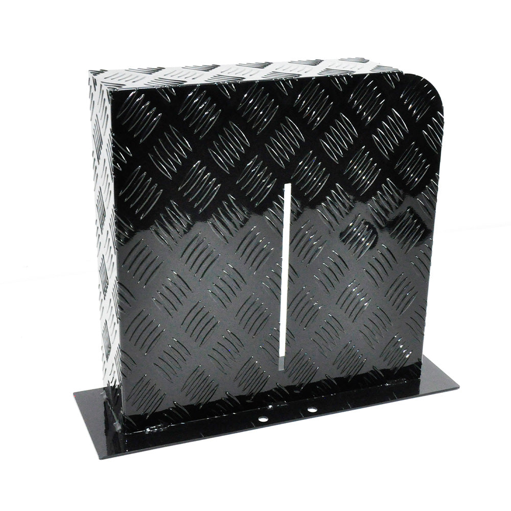 Fuel & Exhaust: Alpen Outdoor Fuel Tank Cover Right Side Base Mount 2mm Thickness Aluminium Diesel Heater for 10L 15L Fuel Tank Black