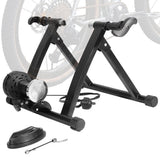 Exercise Bikes: Portable Indoor Exercise Bike Trainer Stand Stationary Bicycle Training Stand Magnetic 6 Level Resistance For Indoor Riding with Noise Reduction Wheel