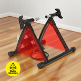 Exercise Bikes: Portable Indoor Exercise Bike Trainer Stand Stationary Bicycle Training Stand Magnetic 6 Level Resistance For Indoor Riding with Noise Reduction Wheel