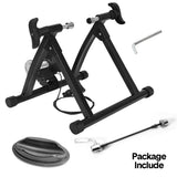 Exercise Bikes: Portable Indoor Exercise Bike Trainer Stand Stationary Bicycle Training Stand Magnetic 6 Level Resistance For Indoor Riding with Noise Reduction Wheel
