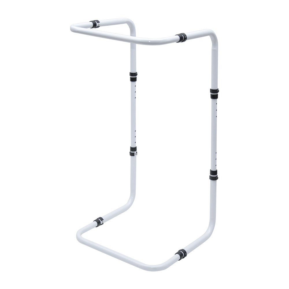 Beds & Bed Frames: Blanket Lifter Bar 62-82cm Height Adjustable Feet Tent Steel Bed Cradle Max Load 136kg with 4 Clips for Feet Toes Leg Knee Ankle Post Surgery Recovery