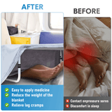 Beds & Bed Frames: Blanket Lifter Bar 62-82cm Height Adjustable Feet Tent Steel Bed Cradle Max Load 136kg with 4 Clips for Feet Toes Leg Knee Ankle Post Surgery Recovery