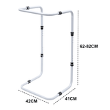 Beds & Bed Frames: Blanket Lifter Bar 62-82cm Height Adjustable Feet Tent Steel Bed Cradle Max Load 136kg with 4 Clips for Feet Toes Leg Knee Ankle Post Surgery Recovery