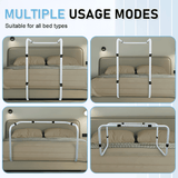 Beds & Bed Frames: Blanket Lifter Bar 62-82cm Height Adjustable Feet Tent Steel Bed Cradle Max Load 136kg with 4 Clips for Feet Toes Leg Knee Ankle Post Surgery Recovery