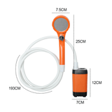 Camping Appliances: Portable Camping Shower IPX7 Waterproof Outdoor Shower Water Pump with Rechargeable Battery and Intelligent Digital Display for Camping Hiking Traveling