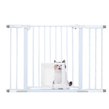 Safety Gates & Safety Accessories: Alston 76cm Tall Baby Pet Security Gate Safety Adjustable Width with Cat Door for House Doorways Stairs Guard Extension Part Width 12cm/24cm Wall Mount