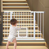Safety Gates & Safety Accessories: Alston 76cm Tall Baby Pet Security Gate Safety Adjustable Width with Cat Door for House Doorways Stairs Guard Extension Part Width 12cm/24cm Wall Mount