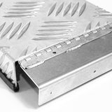 Automotive Parts: Truma Cowl Cover Silver Universal Aluminum Checker Plate External Flue Vent Spraying Console Replacement Part Fits Truma Water Heater 27x15x4cm