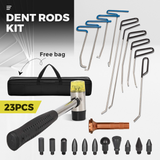 Automotive Repair & Speciality Tools: 23pcs PDR Tools Push Rods Spring Stainless Steel Dent Repair Kit Dent Removal Rods Set for Car Minor Dents Remover Puller Hail Damage Door Dings