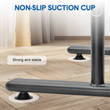 Gymnastics: Set of 2 Functional Fitness Dip Stands Station Height Adjustable Dip Bars Portable Parallettes Calisthenics Equipment Safety for Home Gym Strength Training
