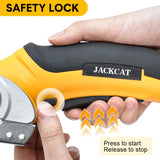 Cordless Electric Scissors 4.2V Rotary Cutter 2000mAh Battery Rechargeable Fabric Scissors Multi-Cutting Tool with Safety Lock for Cloth Cardboard Carpet