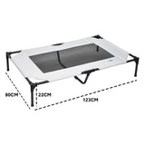 Dog Beds: Raised Dog Bed Large Elevated Pet Bed Scratch and Moisture Resistant Breathable Kennel with Non-Slip Feet Indoor Outdoor for All Seasons Max Load 100kg