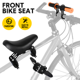 Bicycle Parts: 3 In 1 Kids Bike Mounted Front Seat Detachable With Handlebar Foot Pedal Bicycle Seat for Children 1-8 Years Compatible with All Adult Mountain Bikes