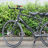 Bicycle Parts: 3 In 1 Kids Bike Mounted Front Seat Detachable With Handlebar Foot Pedal Bicycle Seat for Children 1-8 Years Compatible with All Adult Mountain Bikes