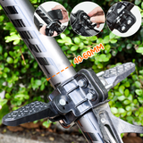 Bicycle Parts: 3 In 1 Kids Bike Mounted Front Seat Detachable With Handlebar Foot Pedal Bicycle Seat for Children 1-8 Years Compatible with All Adult Mountain Bikes