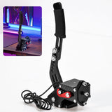 Gaming Chairs: Racing Games Handbrake PC USB Universal Adjustable Aluminium Alloy Handbrake Dual Modes Plug and Play Applicable All Steering Wheel Stand SIM Racing Games