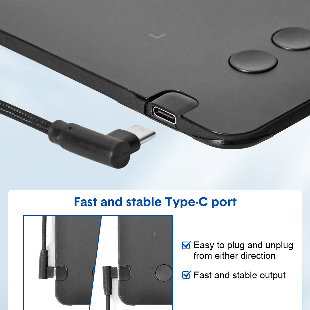 Pens & Pencils: Digital Graphics Tablet Drawing Pad 8192 Levels Large Working Area 285x180mm Compatible with Win/MacOS Support PC/Mobile for Drawing Designing Teaching