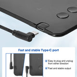 Pens & Pencils: Digital Graphics Tablet Drawing Pad 8192 Levels Large Working Area 285x180mm Compatible with Win/MacOS Support PC/Mobile for Drawing Designing Teaching