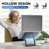 Laptop Stands: 7-in-1 Laptop Stand Docking Station Ergonomic Laptop Riser 360 Rotatable - PD Charging HDMI USB-C and USB-A 3.0 Ports for MacBook M1/M2/M3 HP ASUS DELL
