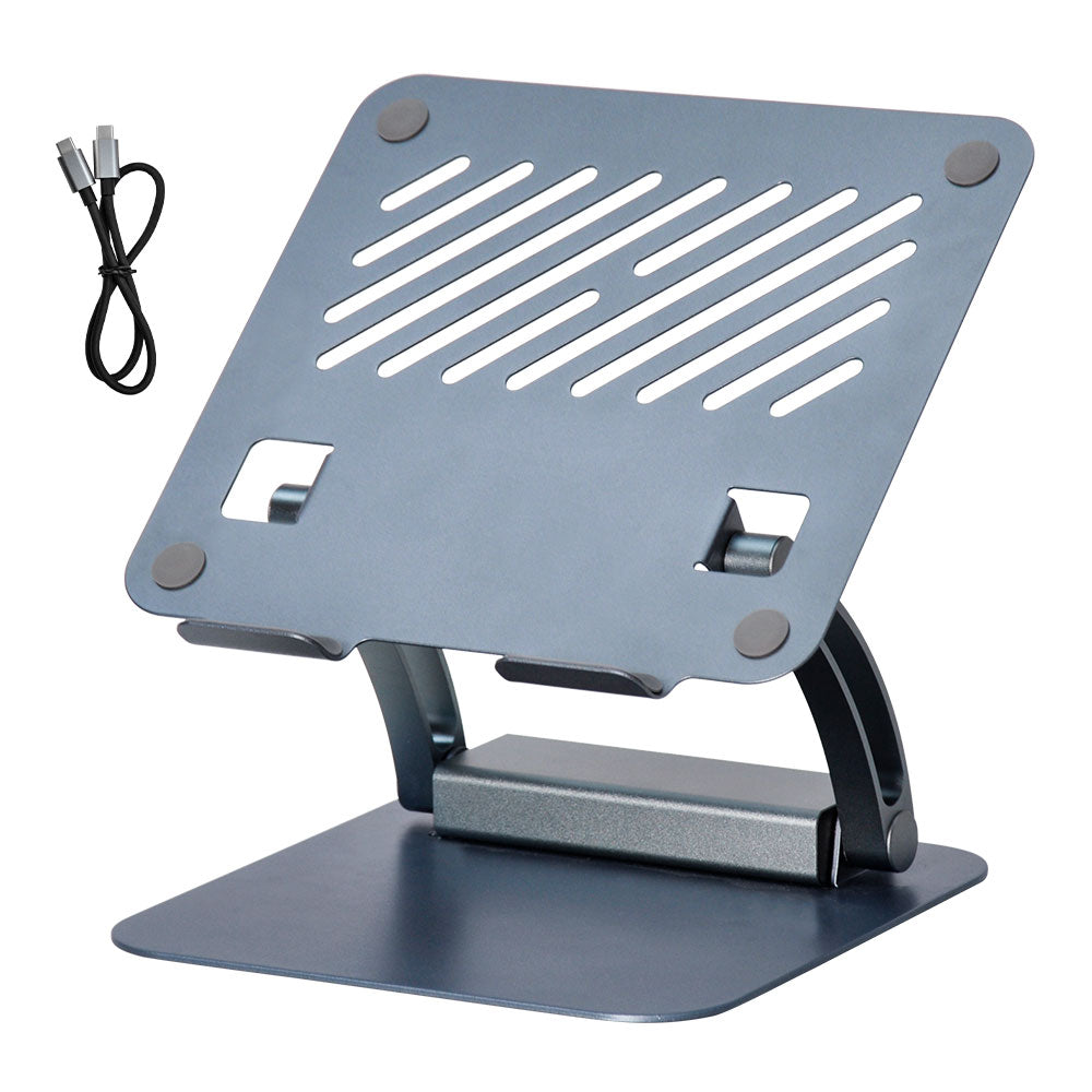Laptop Stands: 7-in-1 Laptop Stand Docking Station Ergonomic Laptop Riser 360 Rotatable - PD Charging HDMI USB-C and USB-A 3.0 Ports for MacBook M1/M2/M3 HP ASUS DELL