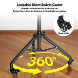 Camera Accessories: Mobile Laptop Tripod Stand 11-16 Inch on Wheels 82-170cm Height Adjustable Projector Stand Portable Stand with Gooseneck Phone Holder for Home Office