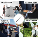 Handheld Boom Pole Stand Light Portable Telescopic Stand Max 3m with Lock and Shoulder Strap For Studio Strobe Light Flash Microphone Speedlight Support