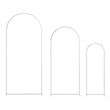 Canopies & Gazebos: Metal Arch Backdrop White Stand Wedding Arch Stand Set of 3 (6FT/5FT/4FT) Square Arched Frame for Outdoor Birthday Party Ceremony