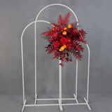 Canopies & Gazebos: Metal Arch Backdrop White Stand Wedding Arch Stand Set of 3 (6FT/5FT/4FT) Square Arched Frame for Outdoor Birthday Party Ceremony