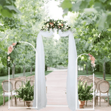Canopies & Gazebos: Metal Arch Backdrop White Stand Wedding Arch Stand Set of 3 (6FT/5FT/4FT) Square Arched Frame for Outdoor Birthday Party Ceremony