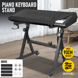 Musical Keyboards: Portable Piano Keyboard Z Stand Heavy-Duty with Wheels Foldable Up to 93CM Heigh