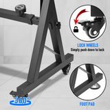 Musical Keyboards: Portable Piano Keyboard Z Stand Heavy-Duty with Wheels Foldable Up to 93CM Heigh