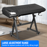 Musical Keyboards: Portable Piano Keyboard Z Stand Heavy-Duty with Wheels Foldable Up to 93CM Heigh