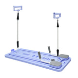 Yoga & Pilates: Foldable Pilates Board Reformer 4 in 1 Multifunctional Core Exercise Set Ab Trainer with Timer and Phone Stand for Indoor Outdoor Full Body Fitness Home