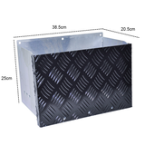 Batteries & Generators: Battery Box Set Sturdy Galvanized Trailer Caravan Boat Spare Part with Lid and Hole for Secure Suits battery up to 160mm deep x 350mm wide Height 250mm