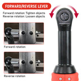 Automotive Repair & Speciality Tools: Cordless Electric Ratchet Wrench Set 12V Power Electric Ratchet Wrench 3/8inch 400 RPM Variable Speed with Sockets Two 2000mAh Batteries and Charger