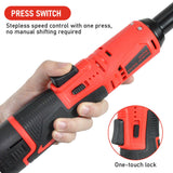 Automotive Repair & Speciality Tools: Cordless Electric Ratchet Wrench Set 12V Power Electric Ratchet Wrench 3/8inch 400 RPM Variable Speed with Sockets Two 2000mAh Batteries and Charger
