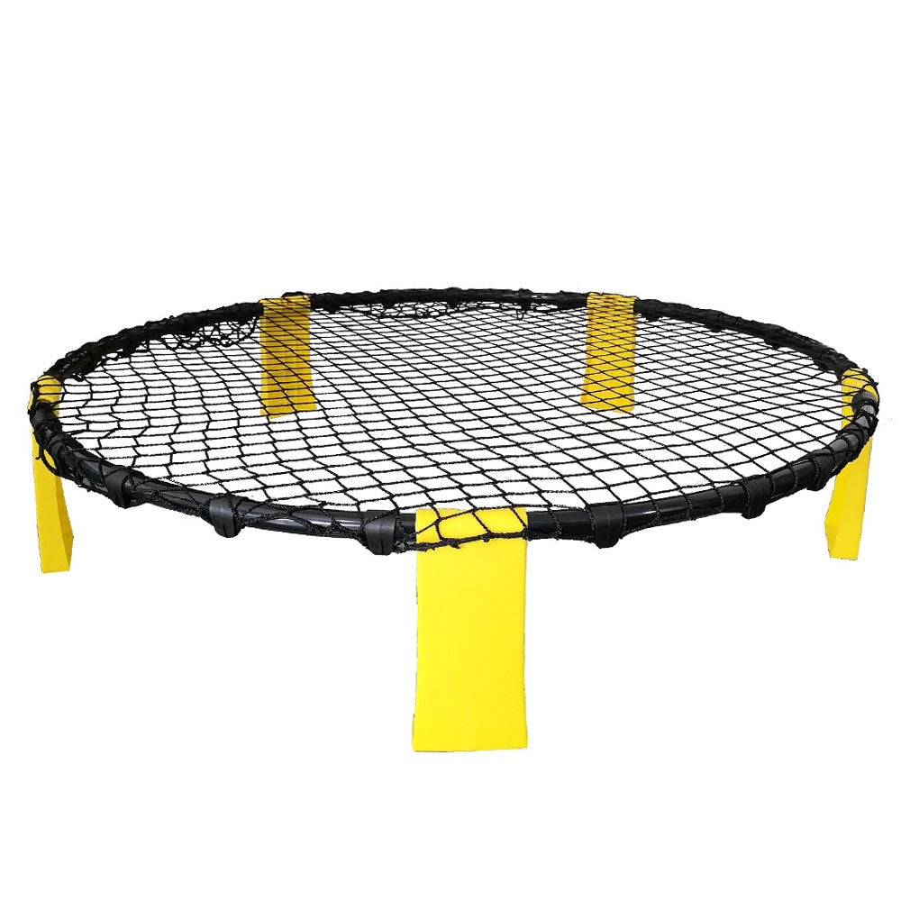 Outdoor Play Equipment: Portable Outdoor Spikeball Roundnet Game Set Team Beach Ball Game Bouncer Toy with Carrying Bag Net and 3 Balls Played Indoor Outdoor Lawn Beach Tailgating