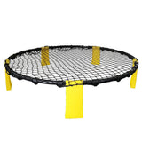 Outdoor Play Equipment: Portable Outdoor Spikeball Roundnet Game Set Team Beach Ball Game Bouncer Toy with Carrying Bag Net and 3 Balls Played Indoor Outdoor Lawn Beach Tailgating
