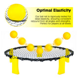 Outdoor Play Equipment: Portable Outdoor Spikeball Roundnet Game Set Team Beach Ball Game Bouncer Toy with Carrying Bag Net and 3 Balls Played Indoor Outdoor Lawn Beach Tailgating